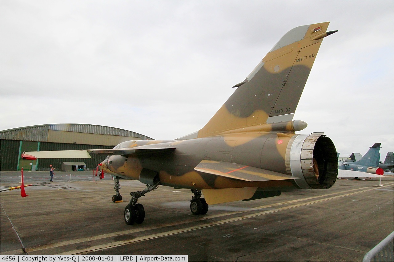 4656, 1990 Dassault Mirage F.1BQ C/N BQ-16, Dassault Mirage F.1BQ, Preserved at C.A.E.A museum, Bordeaux-Merignac Air base 106 (LFBD-BOD)
