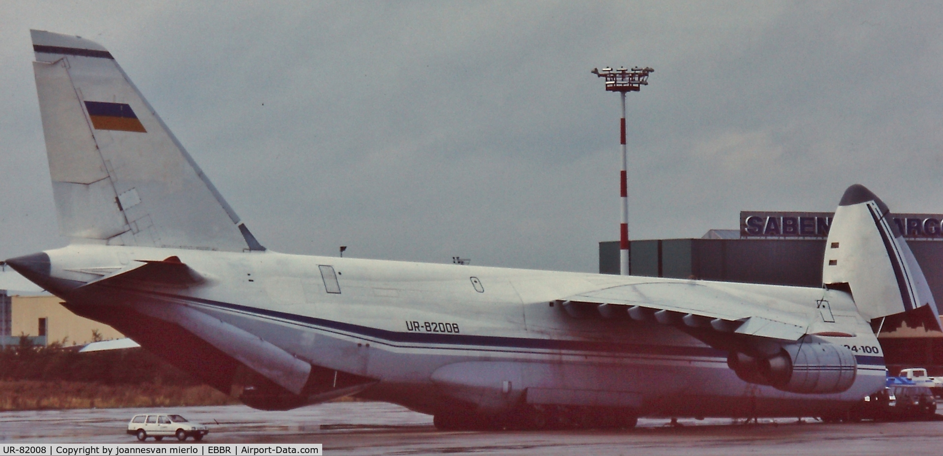 UR-82008, 1986 Antonov An-124-100M Ruslan C/N 19530501006, EBBR BRUCARGO 'late 80's
