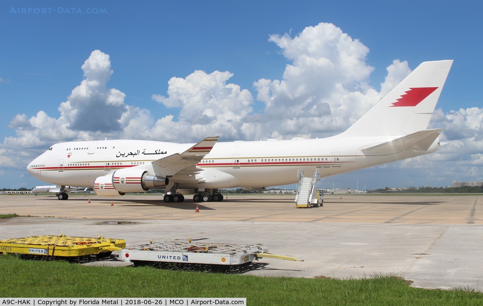 A9C-HAK, 1998 Boeing 747-4F6 C/N 28961, Bahrain Royal Flight
