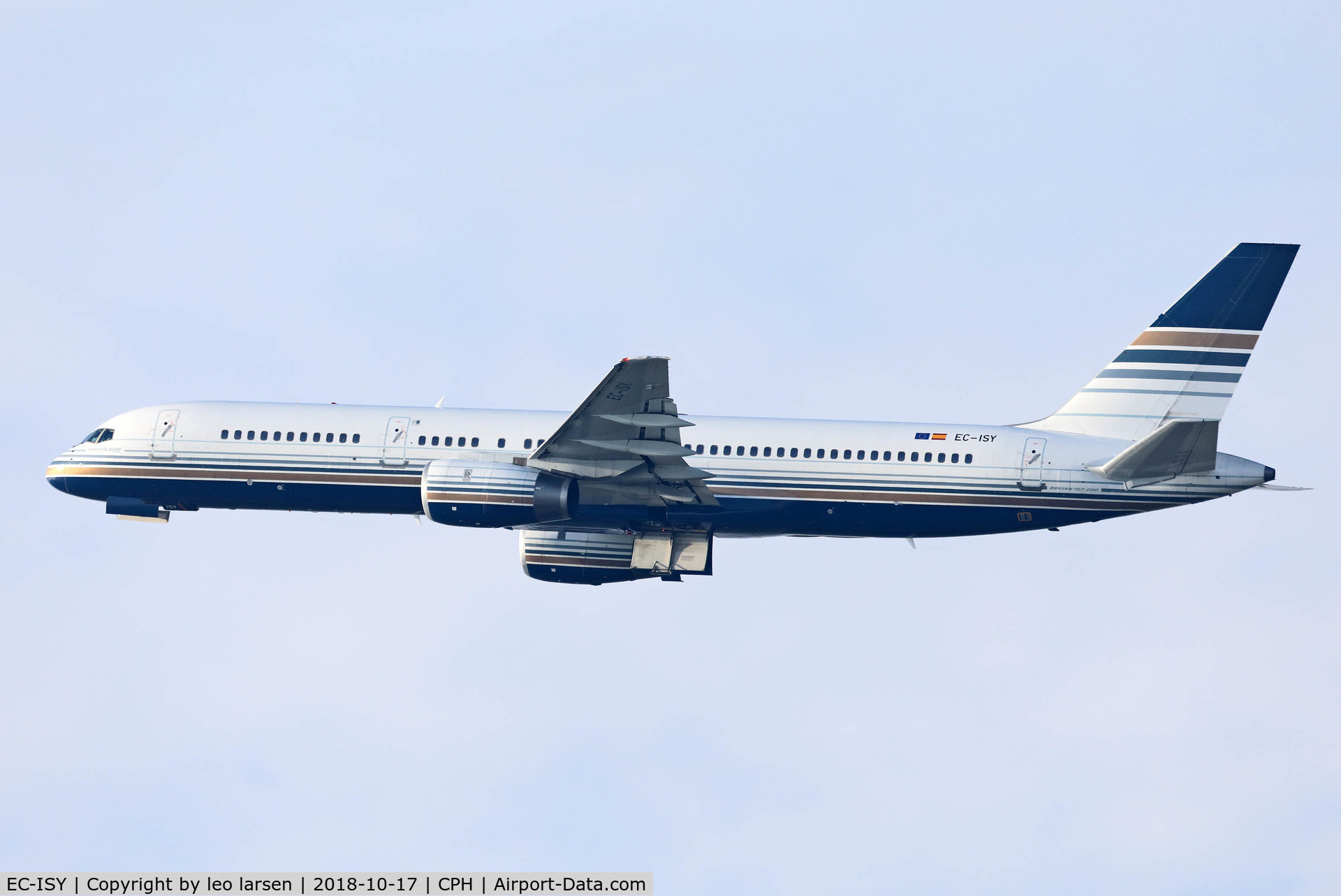EC-ISY, 1993 Boeing 757-256 C/N 26241, Copenhagen 17.10.2018