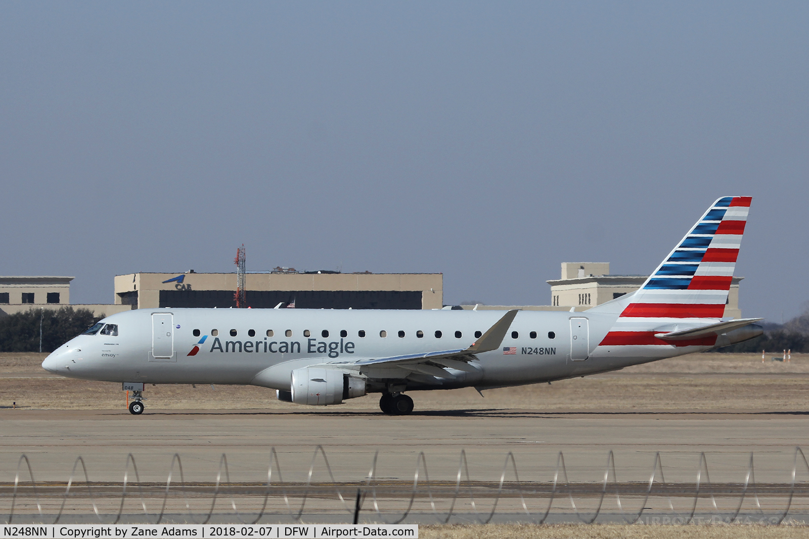 N248NN, 2014 Embraer 175LR (ERJ-170-200LR) C/N 17000630, At DFW Airport