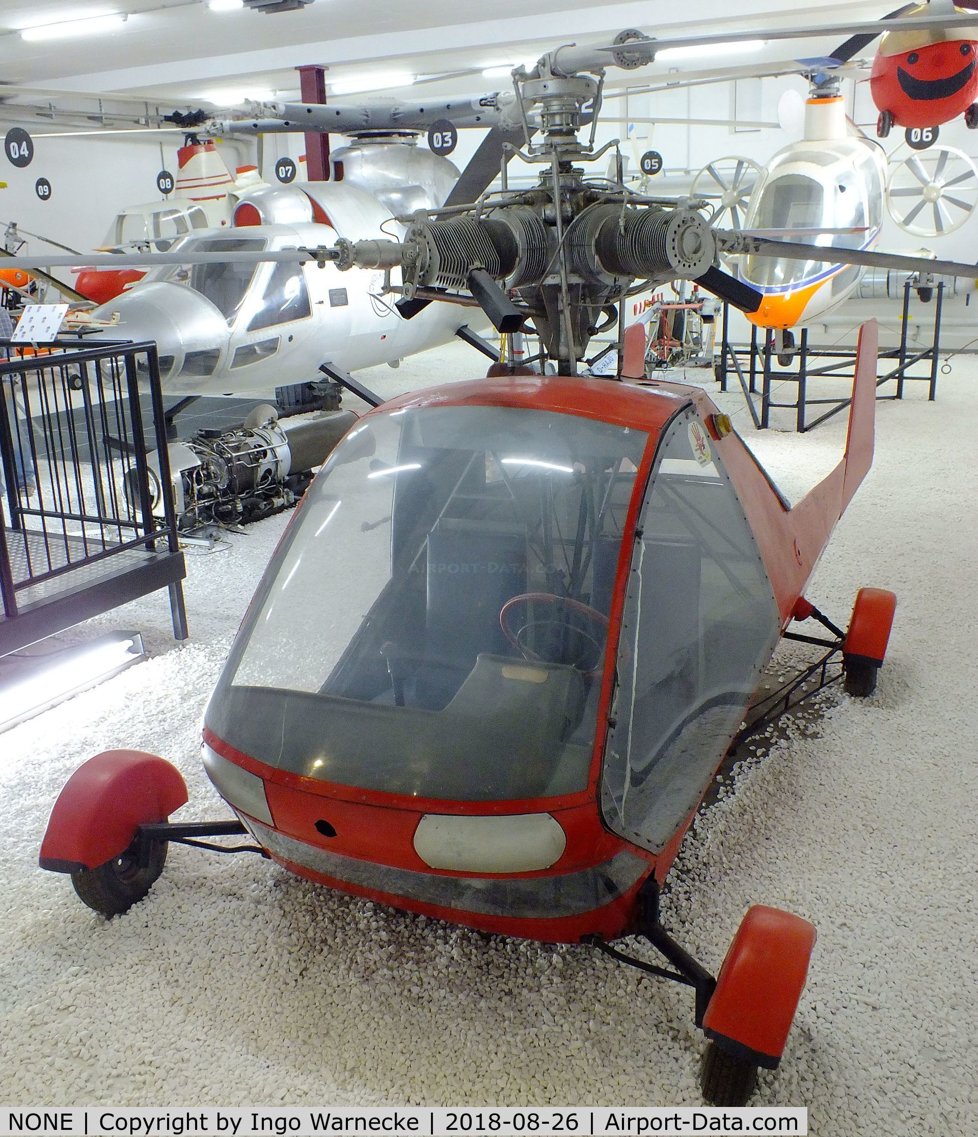 NONE, 1964 Wagner Rotocar 3 C/N 01, Wagner Rotocar 3 at the Hubschraubermuseum (helicopter museum), Bückeburg