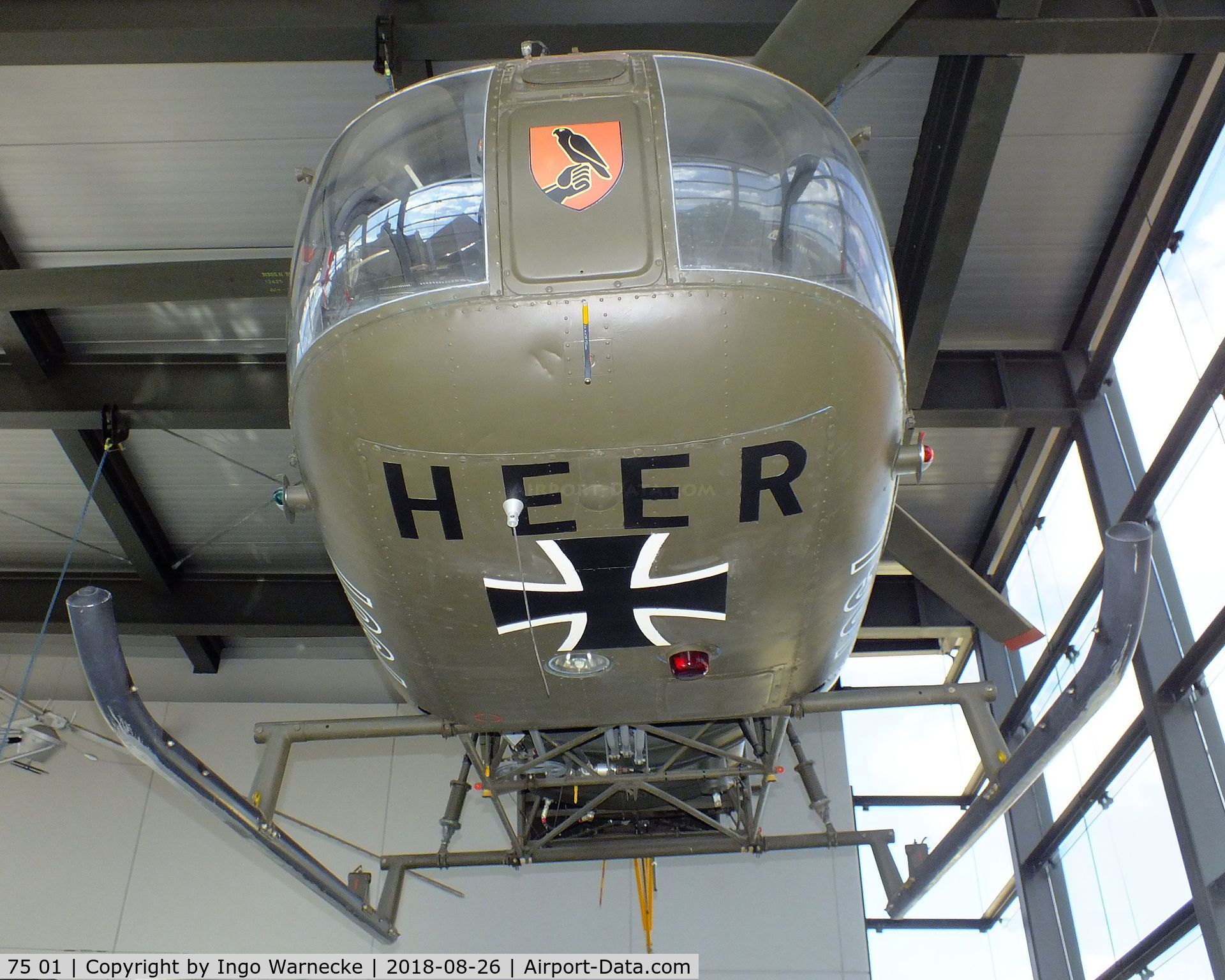 75 01, Sud SE-3130 Alouette II C/N 1178, Sud-Est SE.3130 Alouette II at the Hubschraubermuseum (helicopter museum), Bückeburg