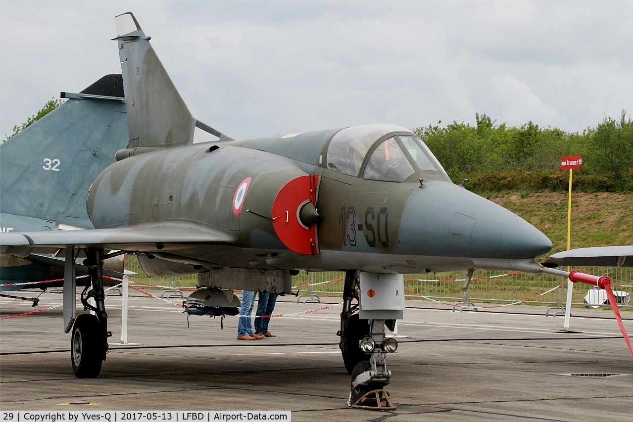 29, Dassault Mirage 5F C/N 29, Dassault Mirage 5F, Preserved at C.A.E.A museum, Bordeaux-Merignac Air base 106 (LFBD-BOD)