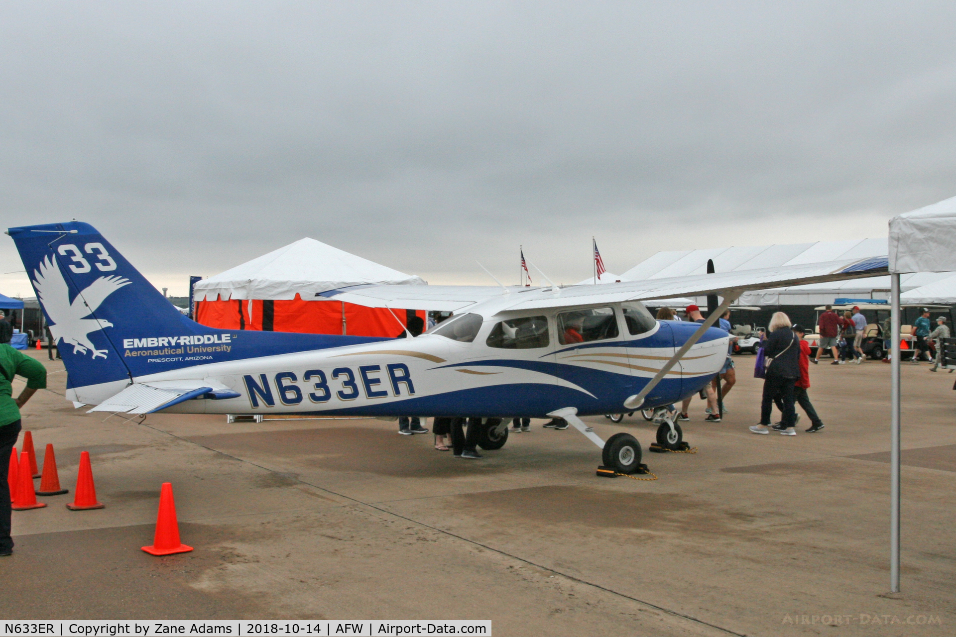 N633ER, 2014 Cessna 172S C/N 172S11459, At the 2018 Alliance Airshow - Fort Worth, TX