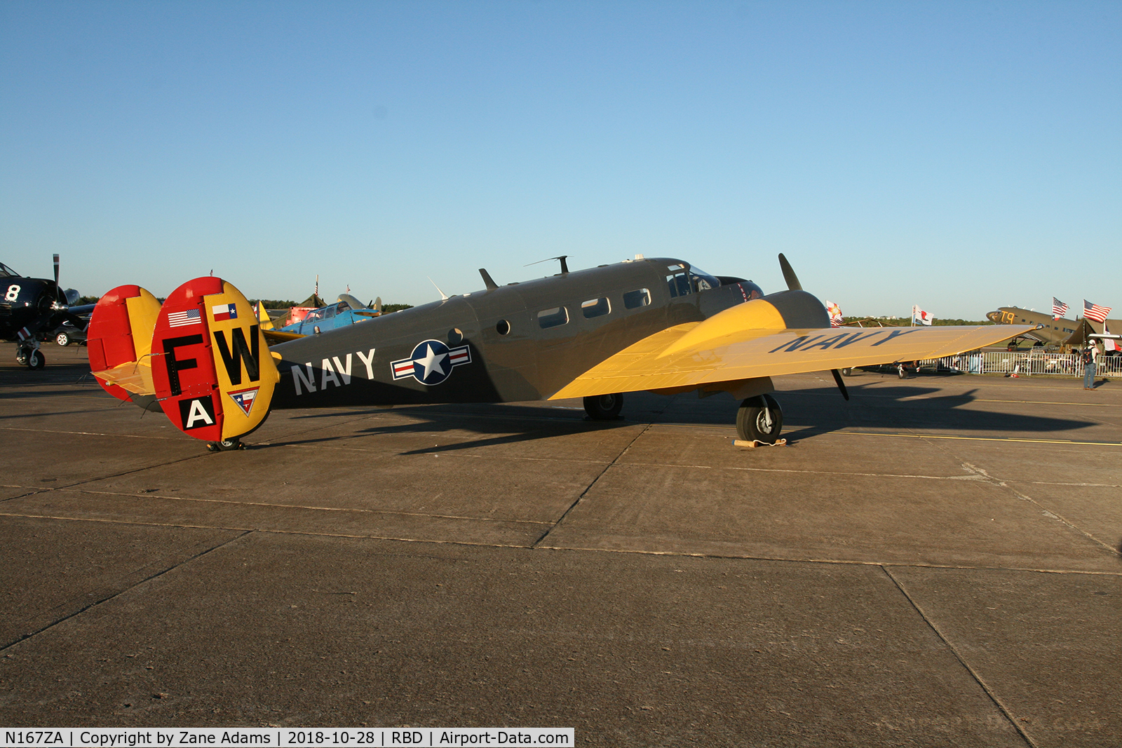 N167ZA, 1954 Beech C-45H Expeditor C/N AF-692, At the 2018 Wings Over Dallas Airshow