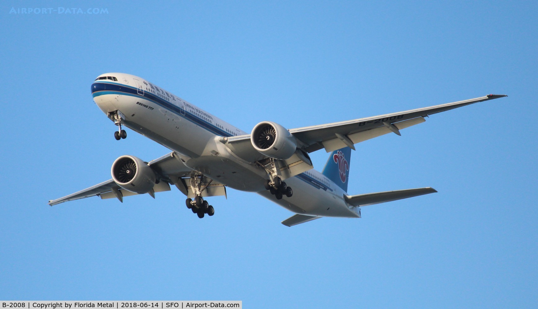 B-2008, 2014 Boeing 777-31B/ER C/N 43222, China Southern