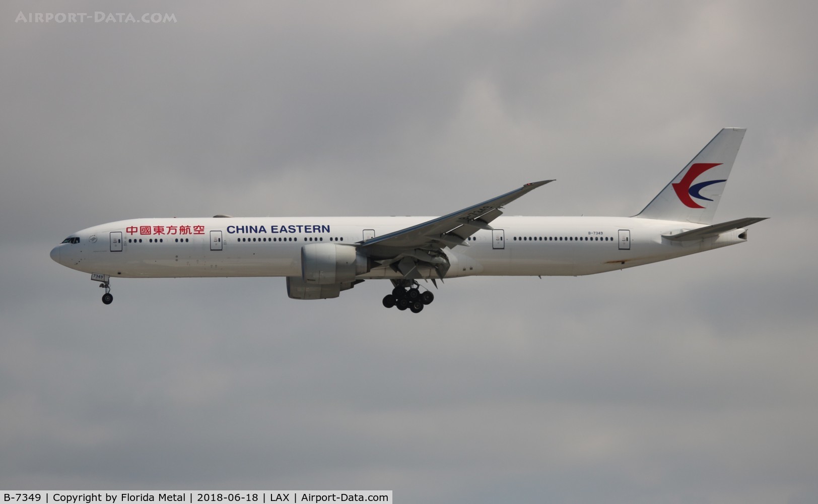 B-7349, 2016 Boeing 777-300/ER C/N 43279, China Eastern