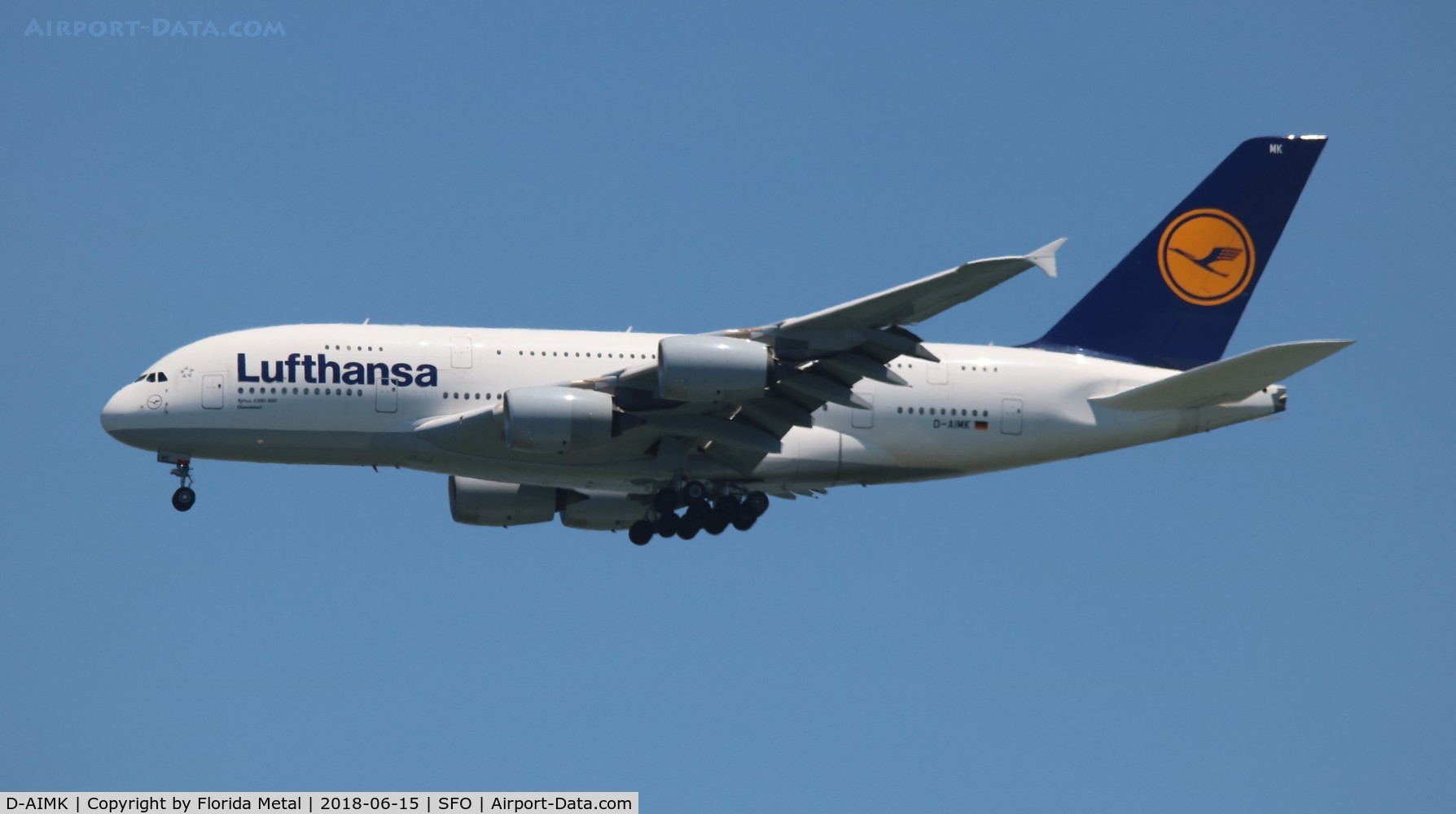 D-AIMK, 2013 Airbus A380-841 C/N 118, Lufthansa