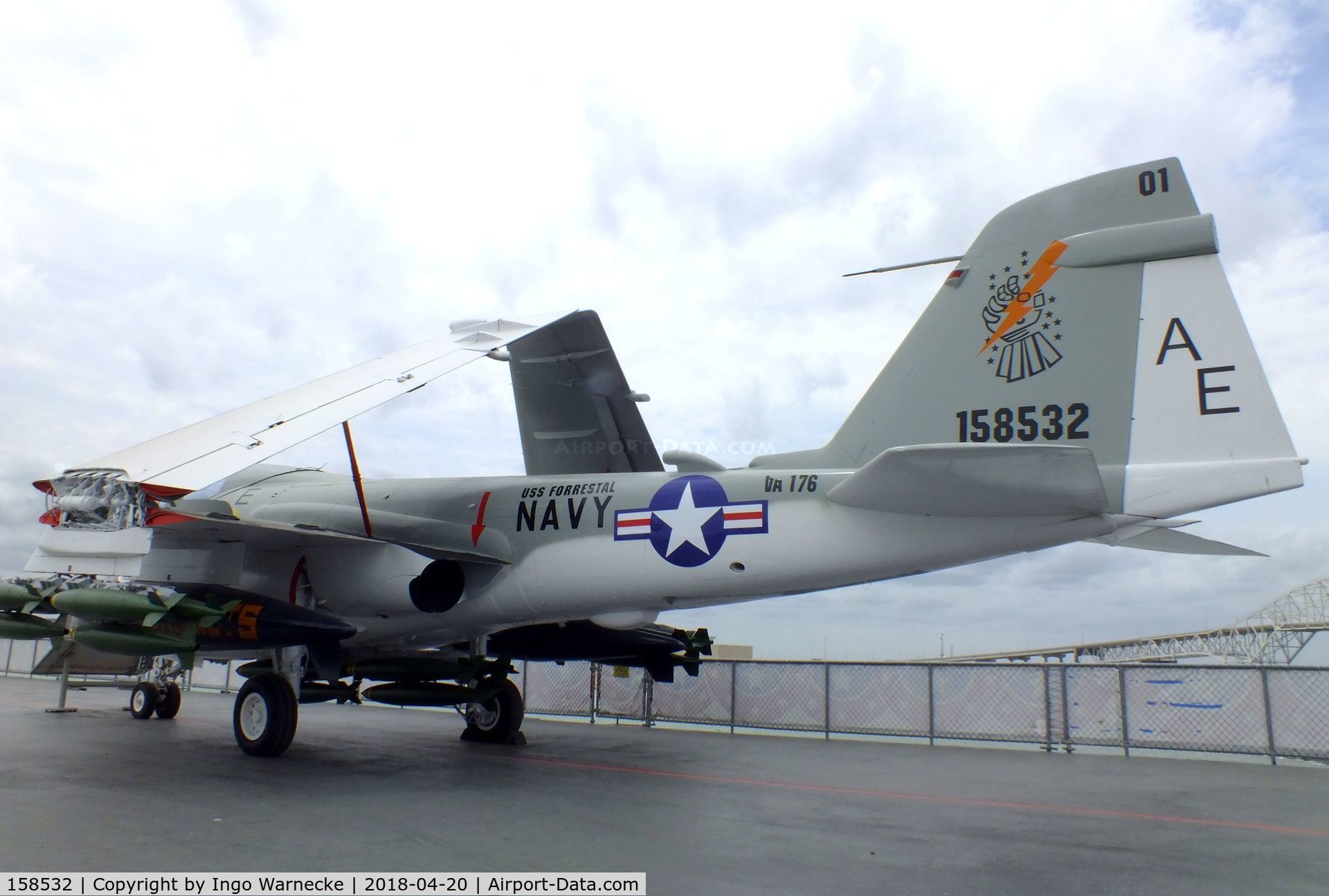 158532, Grumman A-6E Intruder C/N I-515, Grumman A-6E Intruder at the USS Lexington Museum, Corpus Christi TX
