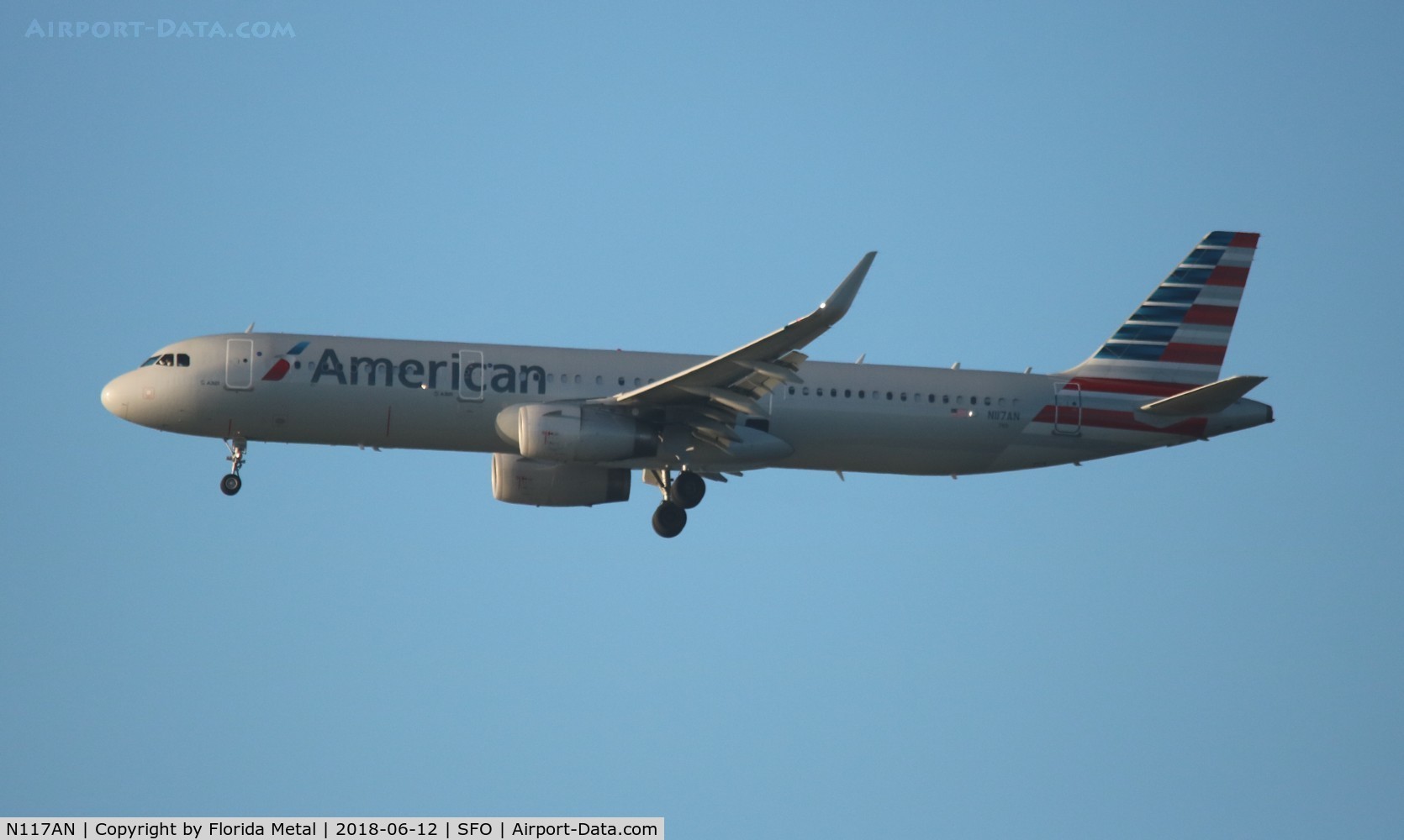 N117AN, 2014 Airbus A321-231 C/N 6094, American