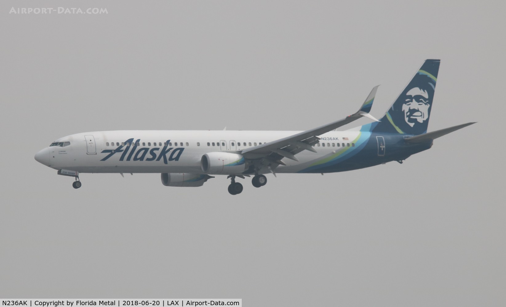 N236AK, 2016 Boeing 737-990/ER C/N 36351, Alaska