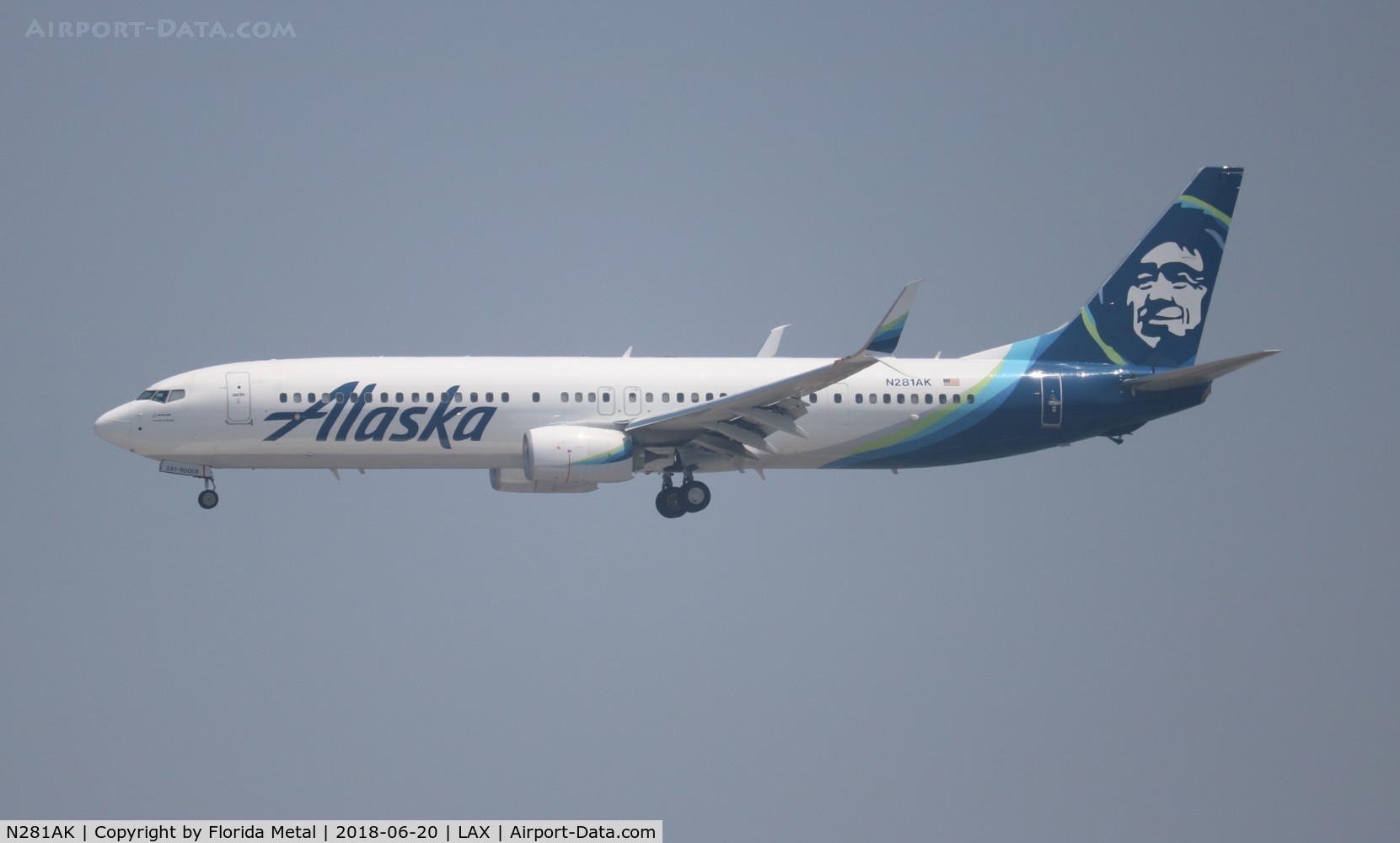 N281AK, 2017 Boeing 737-900/ER C/N 62679, Alaska