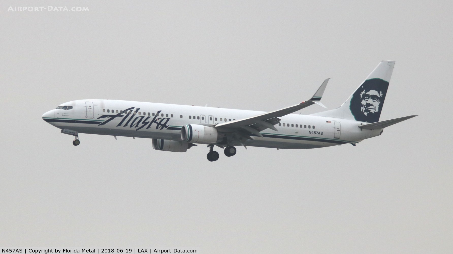 N457AS, 2014 Boeing 737-900/ER C/N 36355, Alaska