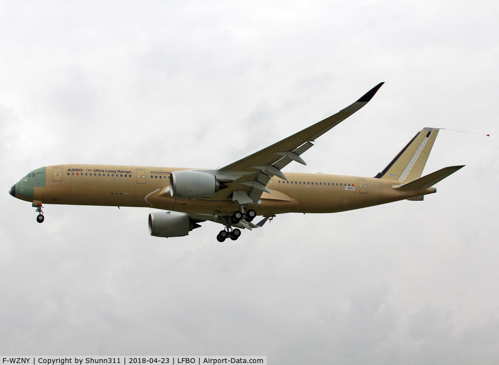 F-WZNY, 2018 Airbus A350-941 ULR C/N 216, C/n 0216 - For Singapore Airlines - First A350-900ULR produced