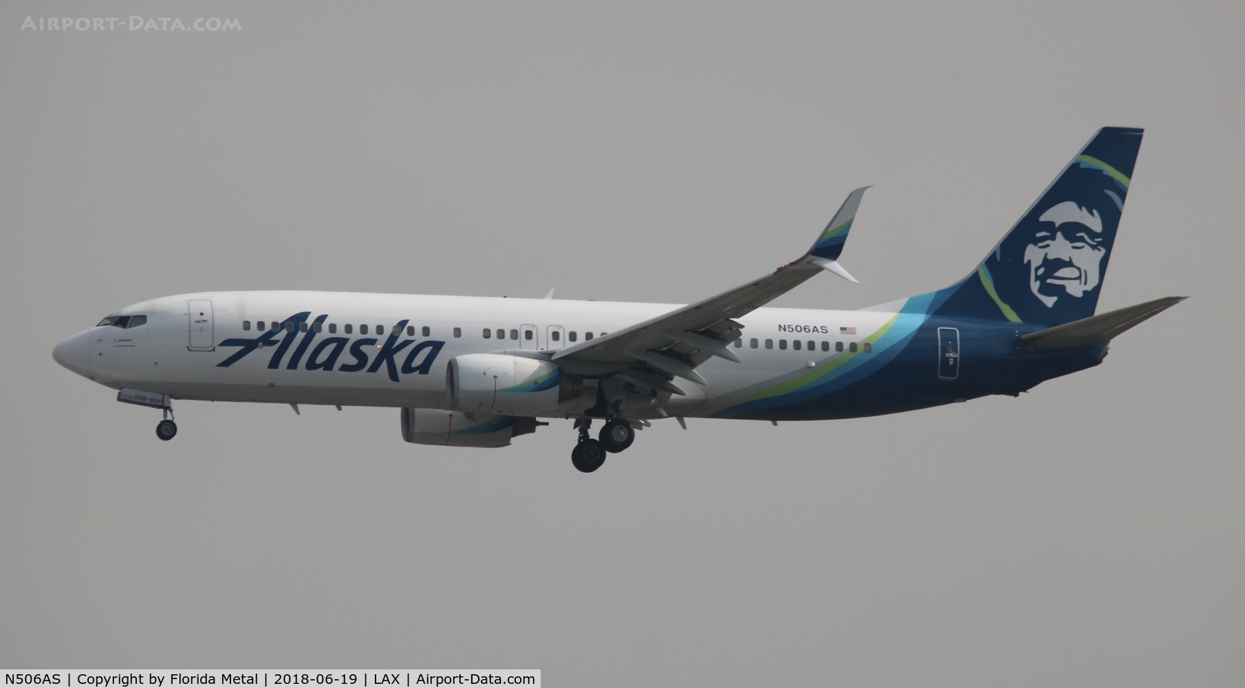 N506AS, 2008 Boeing 737-890 C/N 35690, Alaska