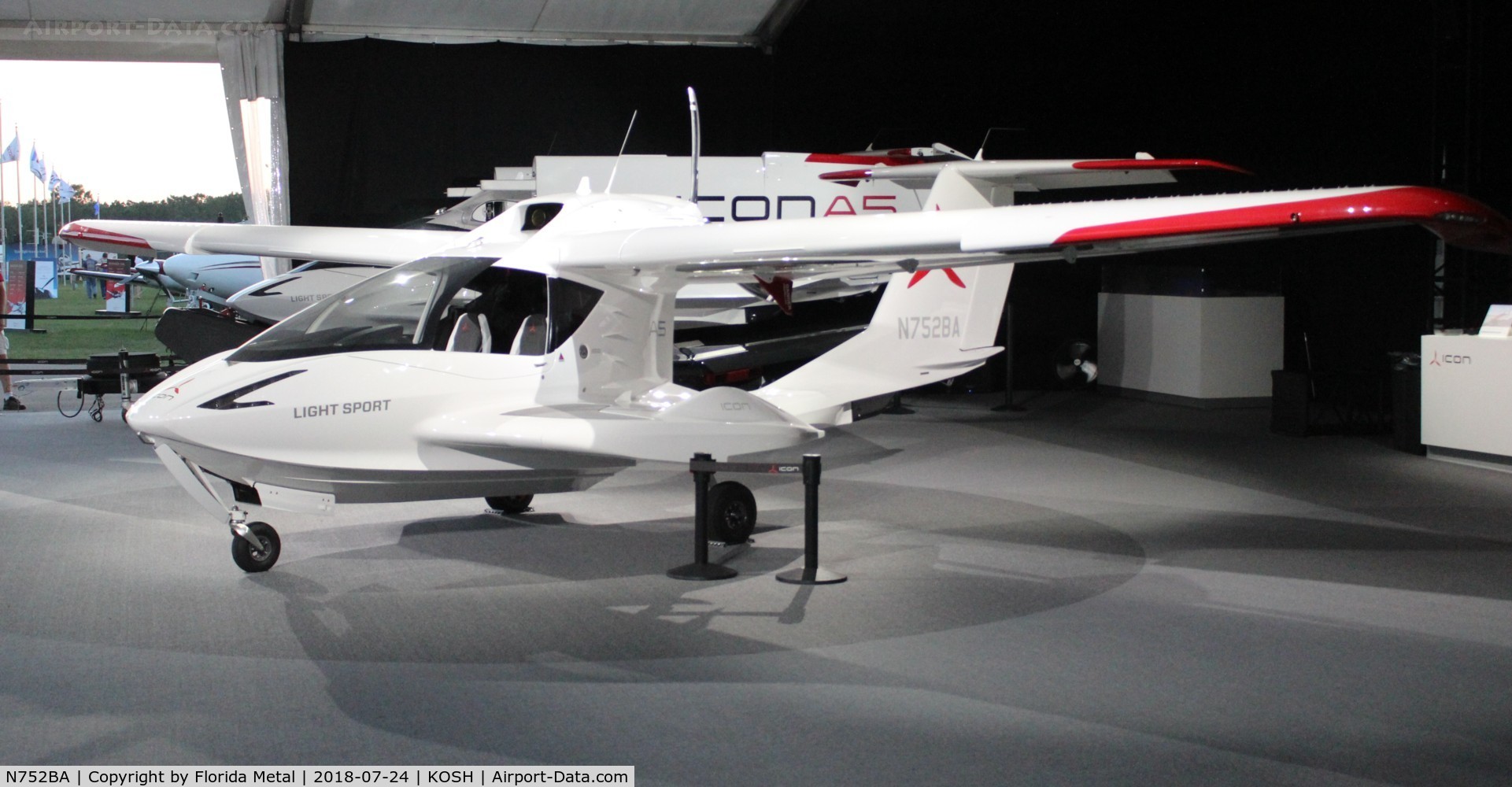 N752BA, 2016 ICON Aircraft A5 C/N 00012, Icon A5