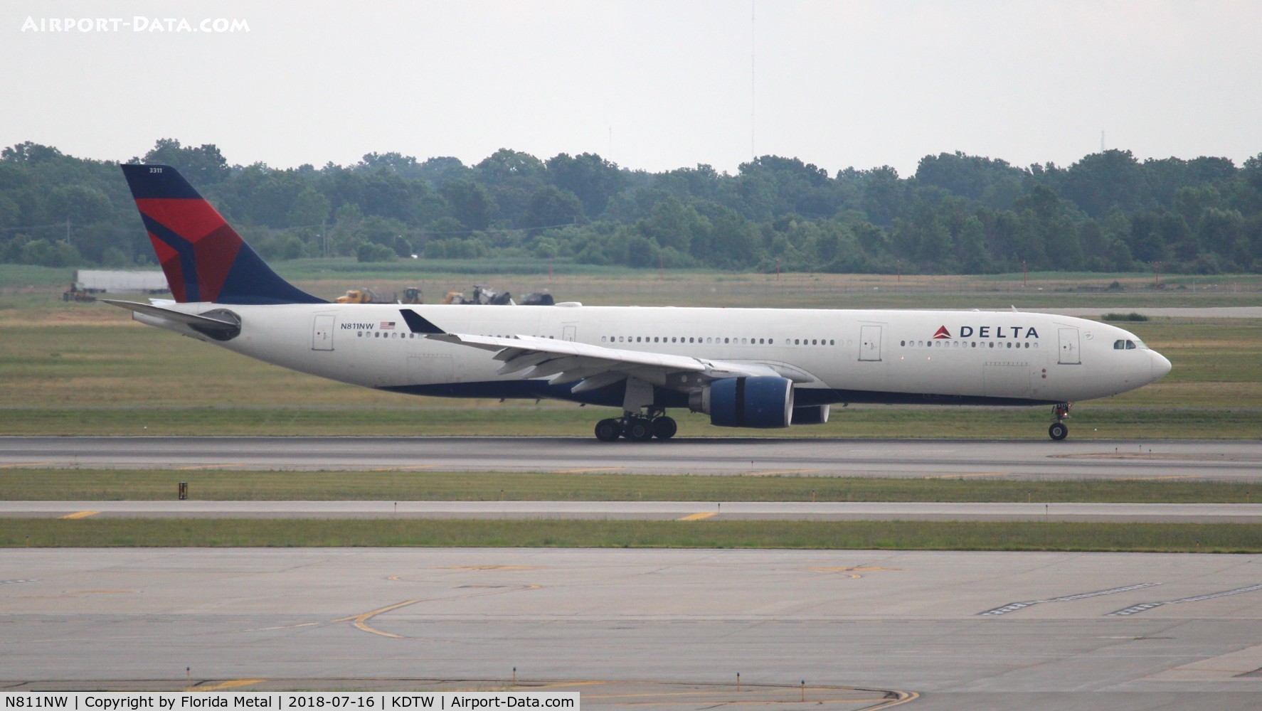 N811NW, 2005 Airbus A330-323 C/N 0690, Delta