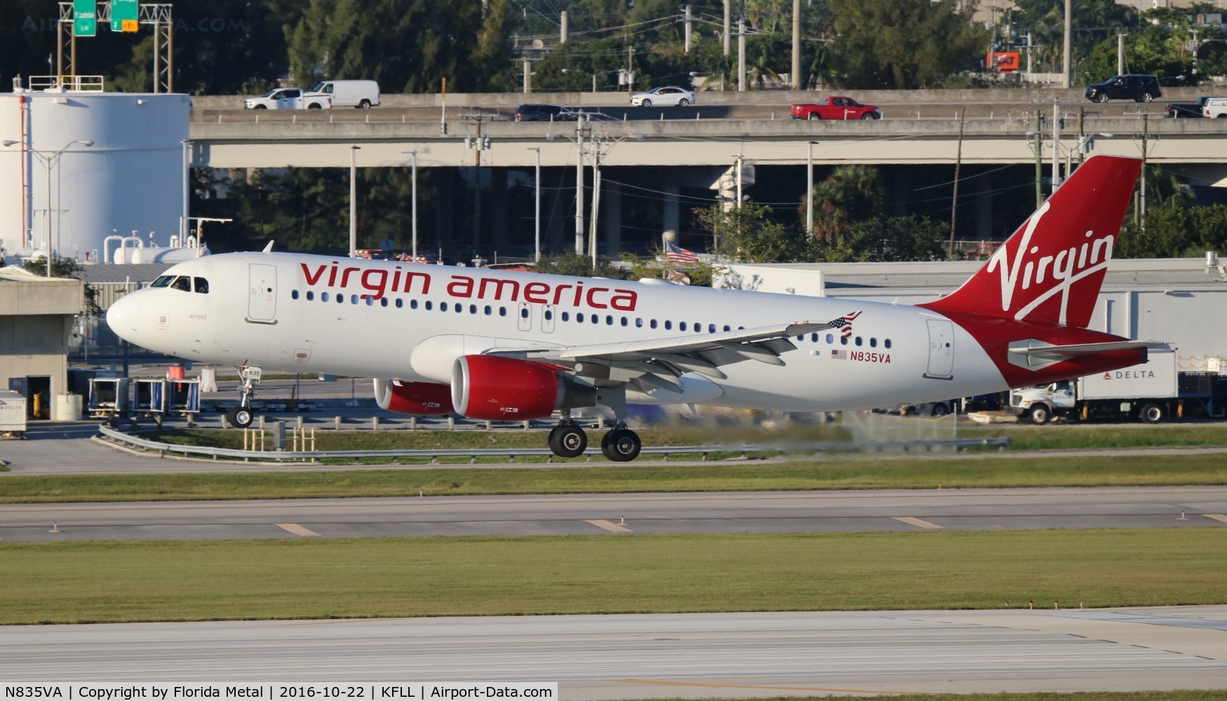 N835VA, 2010 Airbus A320-214 C/N 4448, Virgin America