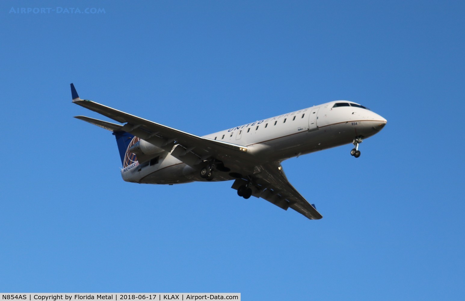 N854AS, 2000 Bombardier CRJ-200ER (CL-600-2B19) C/N 7382, United Express