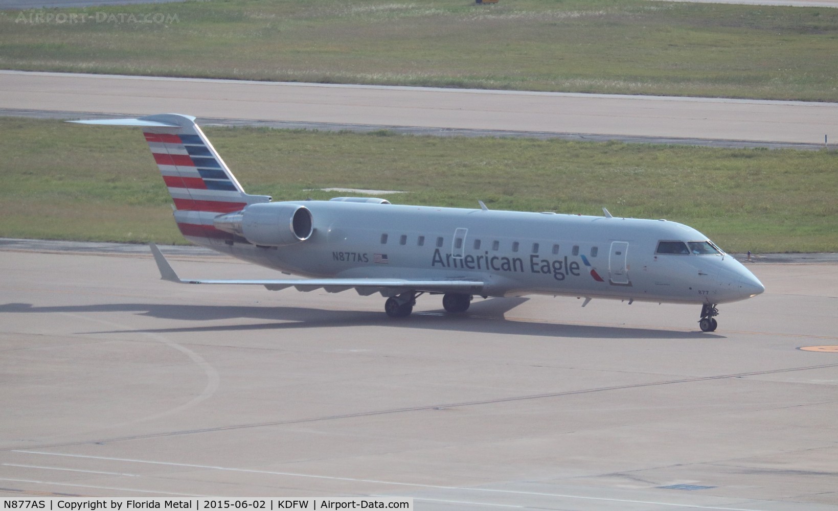 N877AS, 2001 Bombardier CRJ-200ER (CL-600-2B19) C/N 7579, American Eagle