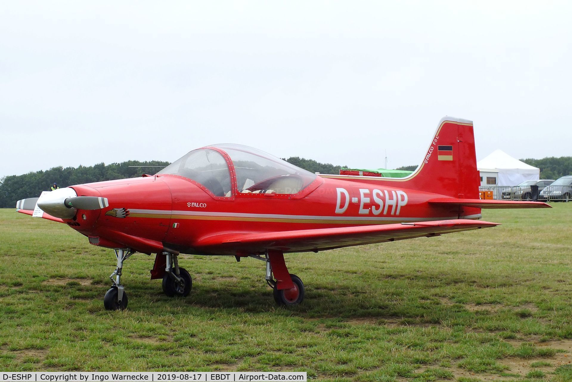 D-ESHP, 1997 Aeromere F-8L Falco III C/N 205, Aeromere F.8L Falco III at the 2019 Fly-in at Diest/Schaffen airfield