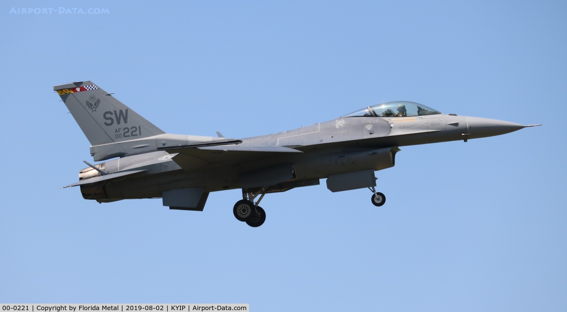 00-0221, Lockheed Martin F-16CM Fighting Falcon C/N CC-183, F-16CM