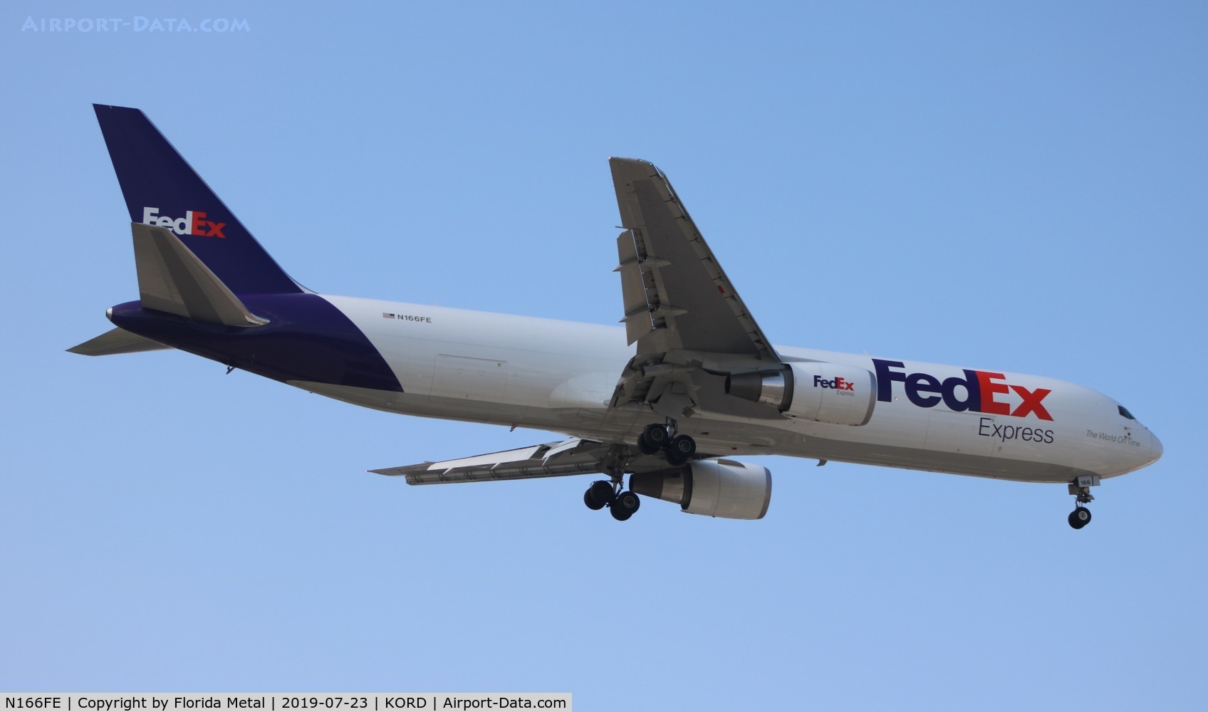 N166FE, 2018 Boeing 767-3S2F(ER) C/N 43633, FedEx