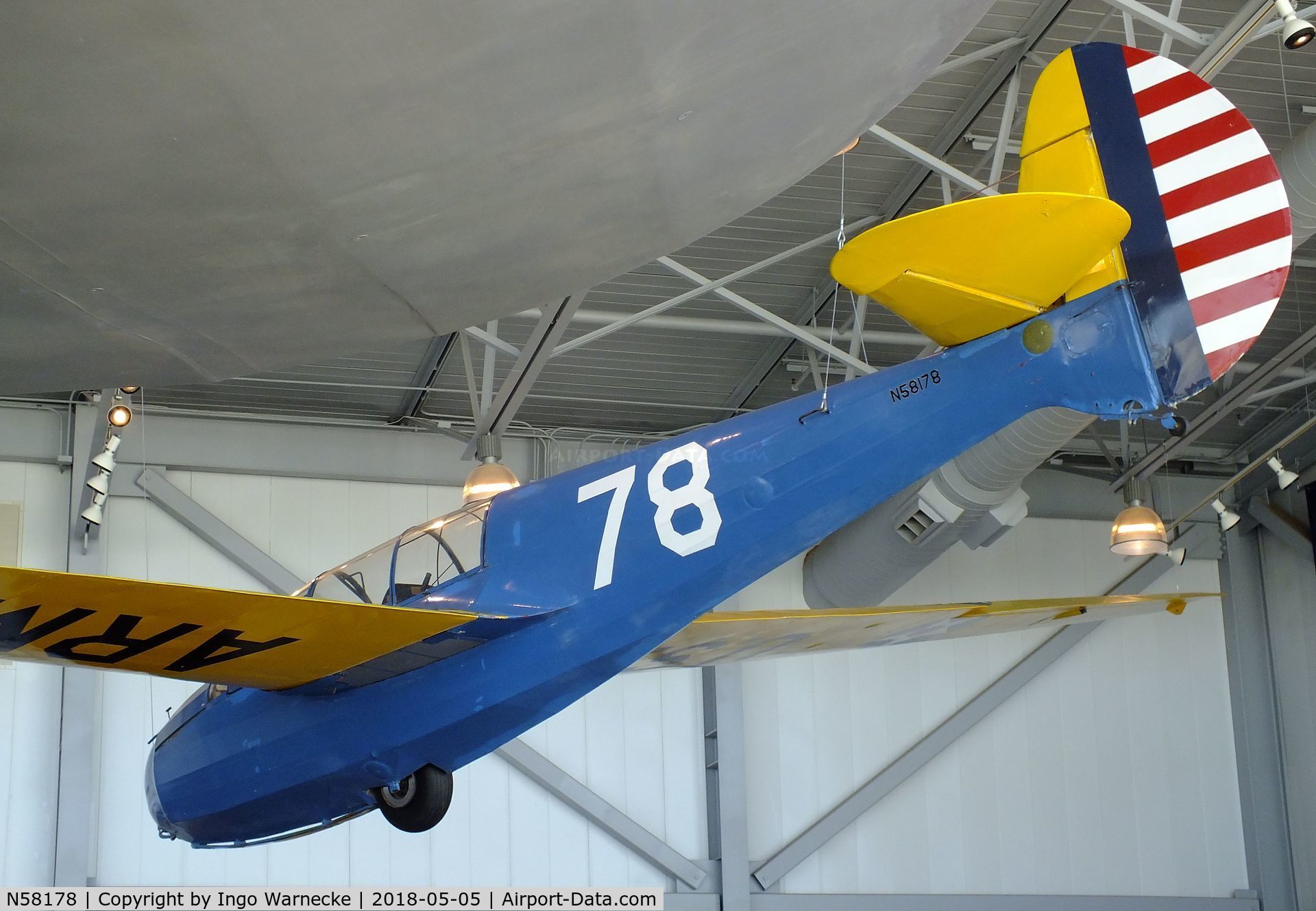 N58178, 1943 Laister-kauffman LK-10A C/N 129, Laister-Kauffman LK-10A (TG-4A) at the Silent Wings Museum, Lubbock TX