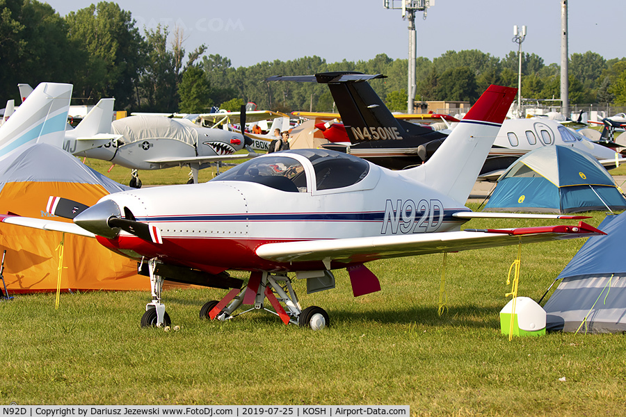 Aircraft N92D (1997 Questair Venture C/N DUNHAM 0002) Photo by Dariusz ...