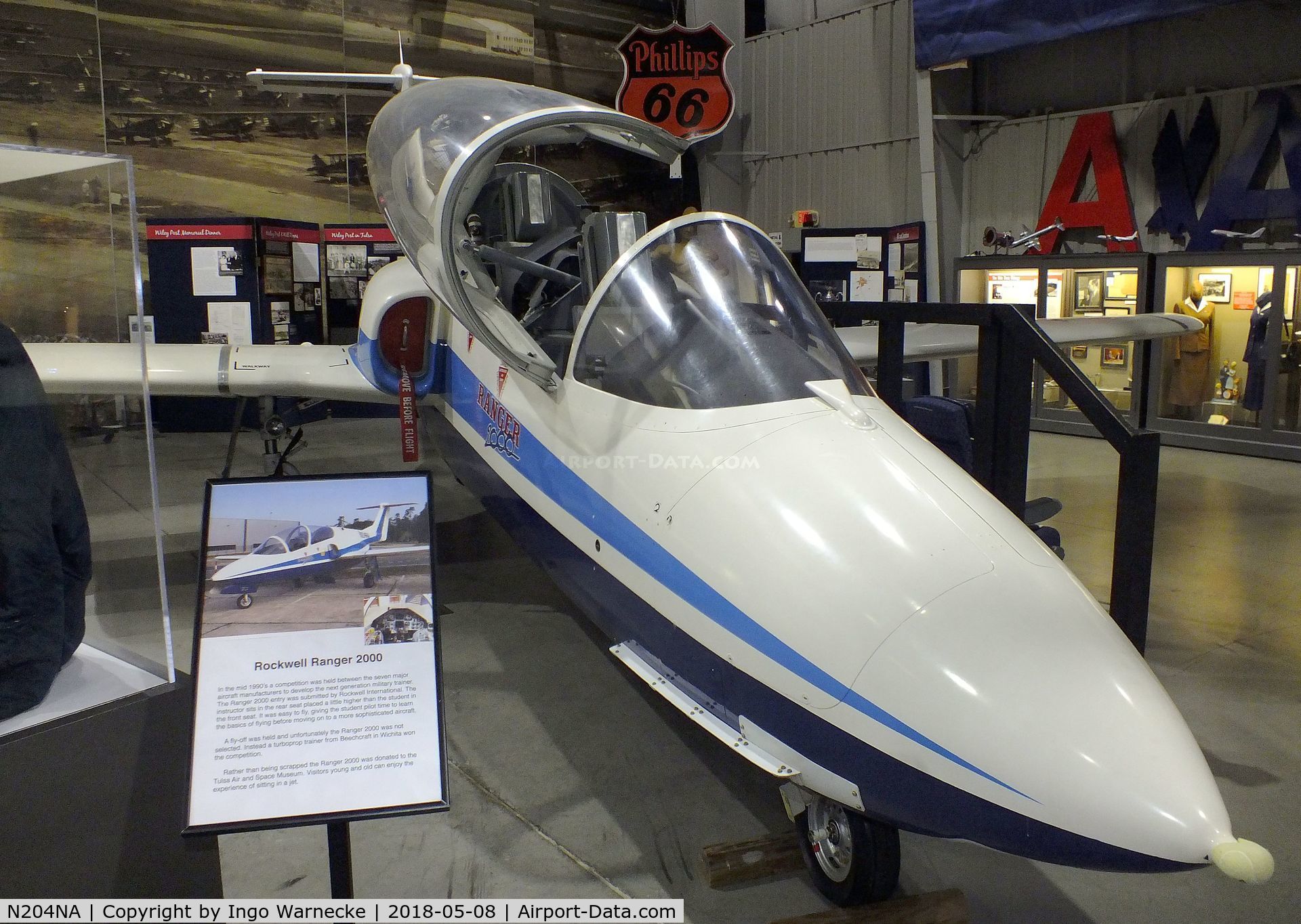 N204NA, 1994 Deutsch Aerospace Ag FR-06 C/N RP 03, RFB / Deutsche Aerospace / Rockwell Fanranger / FR-06 Ranger 2000 at the Tulsa Air and Space Museum, Tulsa OK