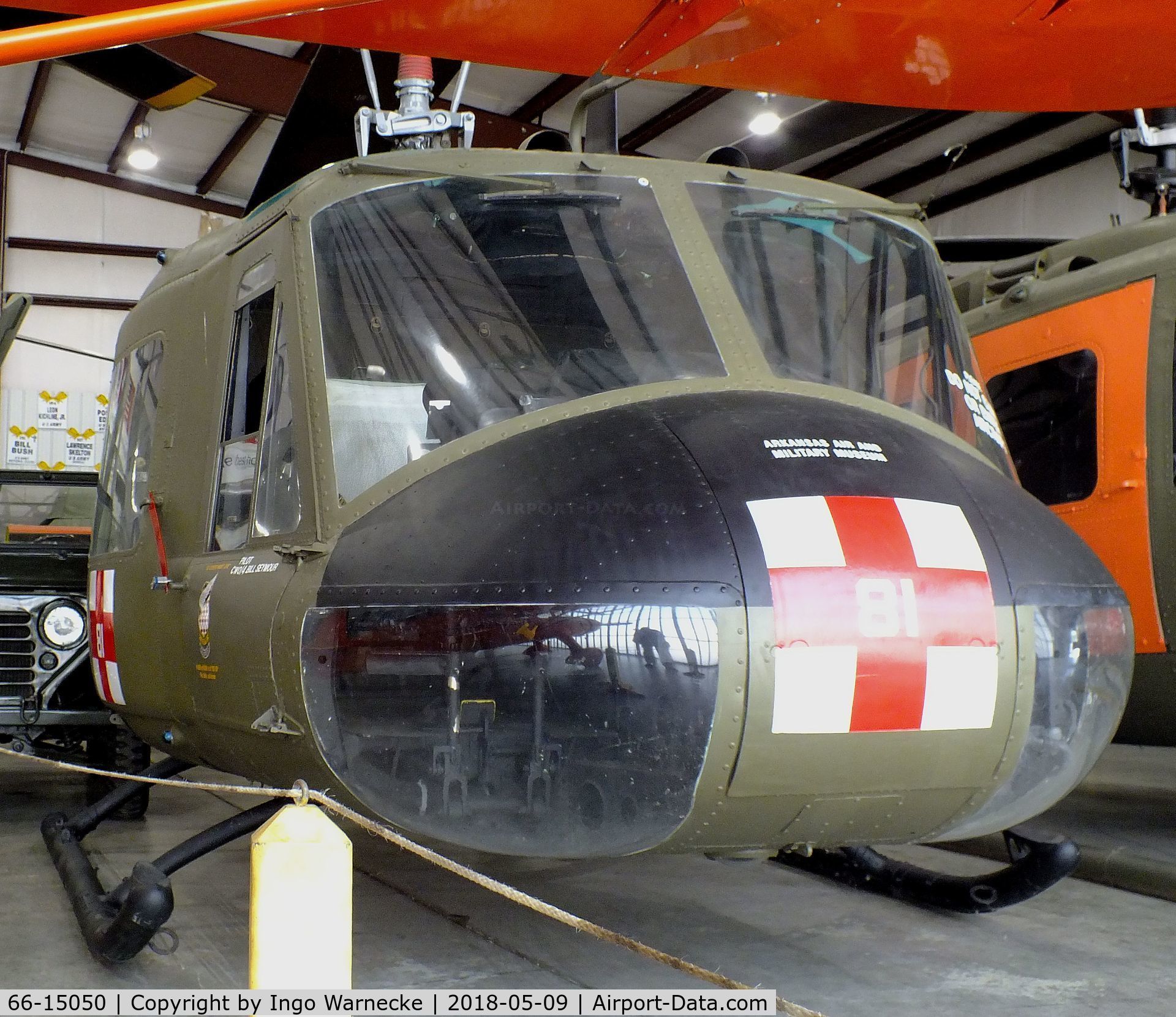66-15050, Bell UH-1C C/N 1778, Bell UH-1C / QUH-1M Iroquois at the Arkansas Air & Military Museum, Fayetteville AR