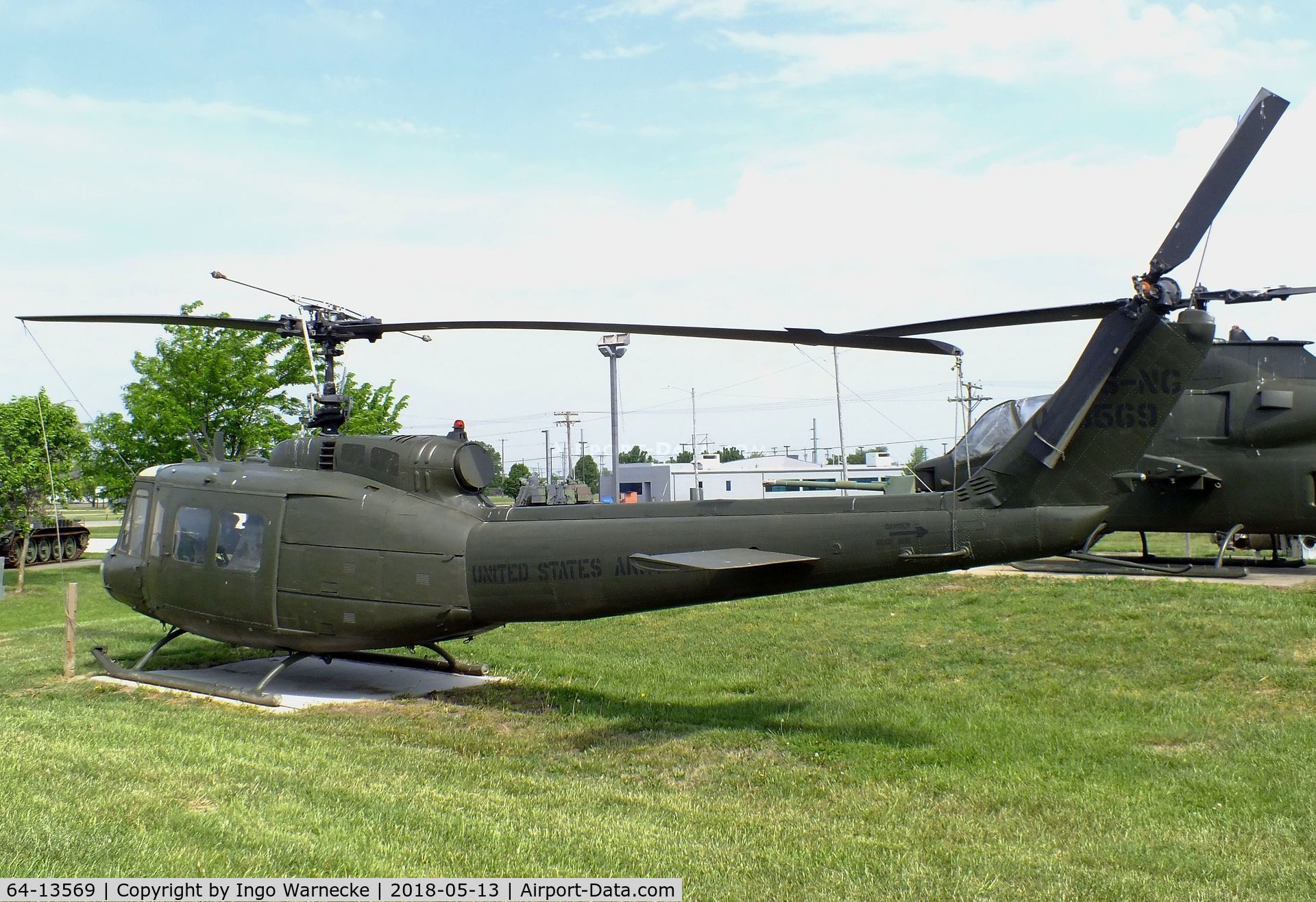 64-13569, 1965 Bell UH-1H Iroquois C/N 4276, Bell UH-1H Iroquois at the Museum of the Kansas National Guard, Topeka KS