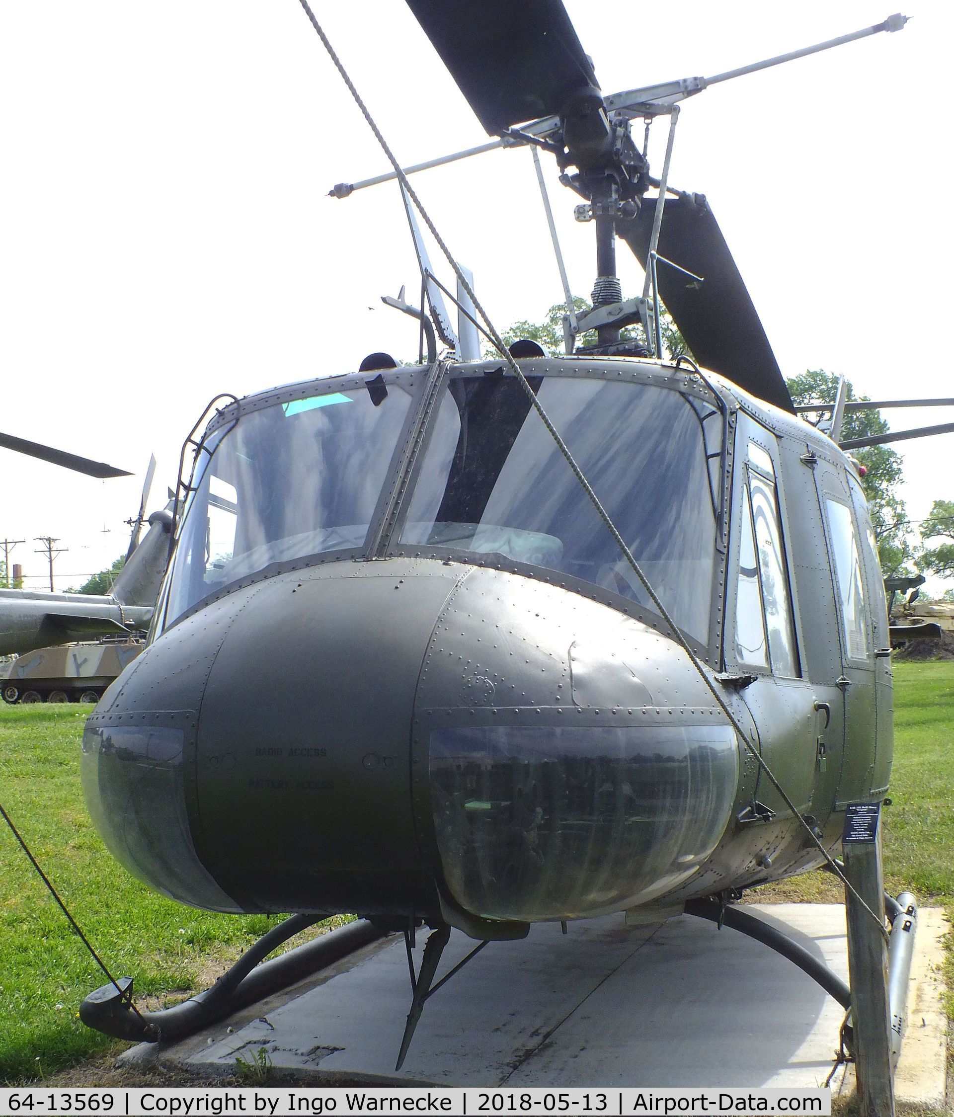64-13569, 1965 Bell UH-1H Iroquois C/N 4276, Bell UH-1H Iroquois at the Museum of the Kansas National Guard, Topeka KS