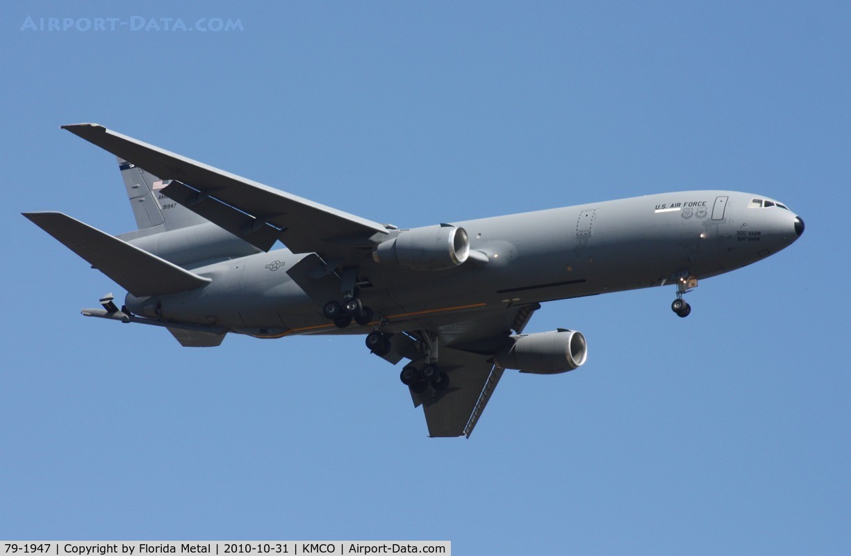 79-1947, 1982 McDonnell Douglas KC-10A Extender C/N 48207, Airlift and Tanker 2010