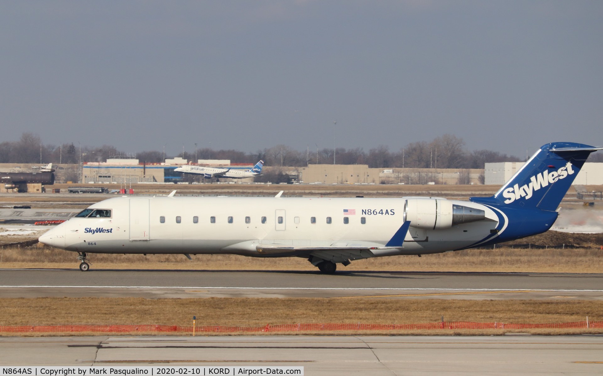 N864AS, 2001 Bombardier CRJ-200ER (CL-600-2B19) C/N 7502, CL-600-2B19