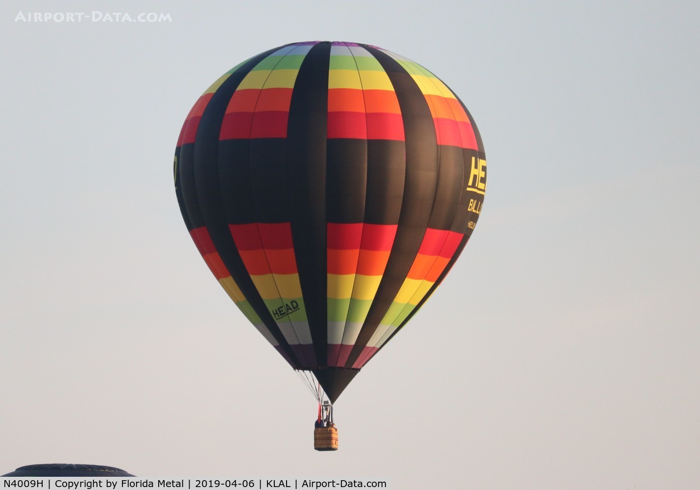 N4009H, 2015 HEAD BALLOONS AX7-77 C/N 444, Balloon