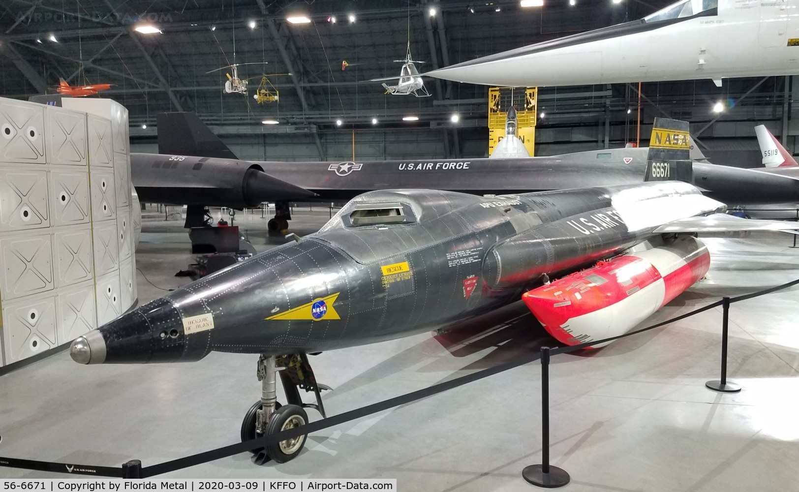 56-6671, 1956 North American X-15A-2 C/N 240-2, Air Force Museum 2020
