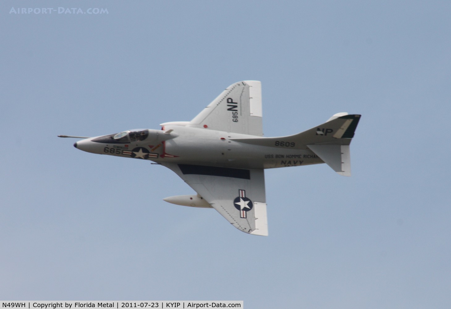 N49WH, 1959 Douglas A-4B Skyhawk C/N 11366, Thunder Over Michigan 2011