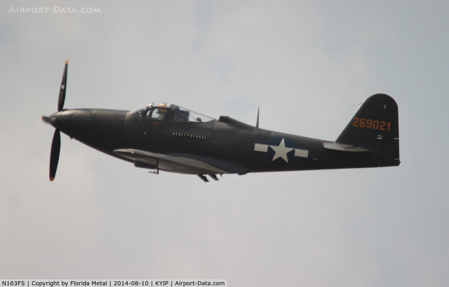 N163FS, 1943 Bell P-63C-5 Kingcobra C/N 33-91, TOM 2014
