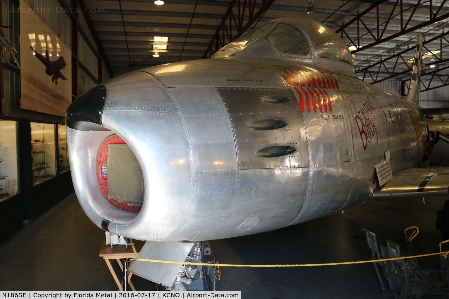 N186SE, North American F-86E Sabre C/N 172-358, Planes of Fame