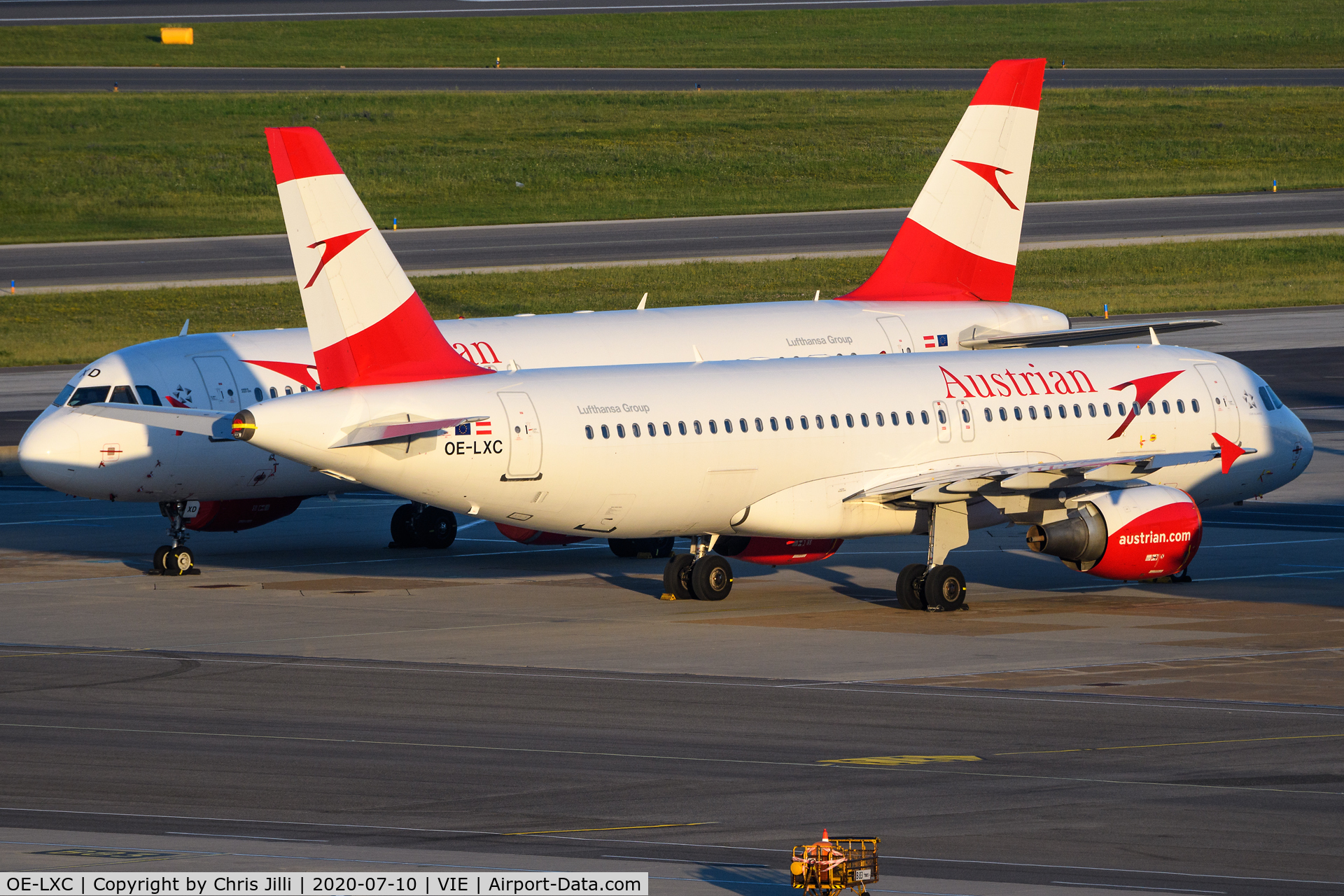 OE-LXC, 2008 Airbus A320-216 C/N 3502, Austrian Airlines