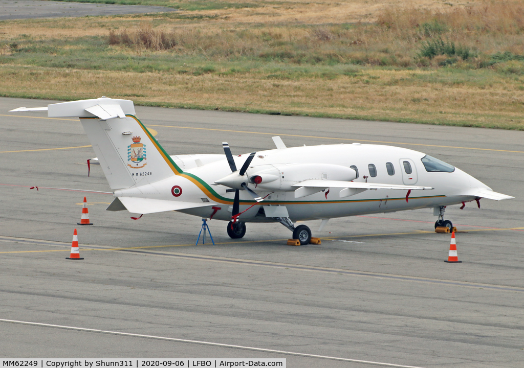MM62249, 2007 Piaggio P-180 Avanti II C/N 1126, Parked at the General Aviation area...