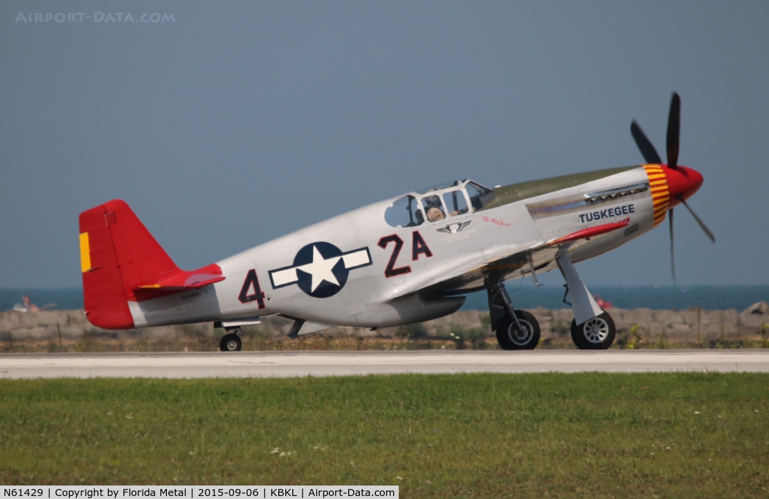 N61429, 1942 North American P-51C Mustang C/N 103-26199, Tuskegee P-51C