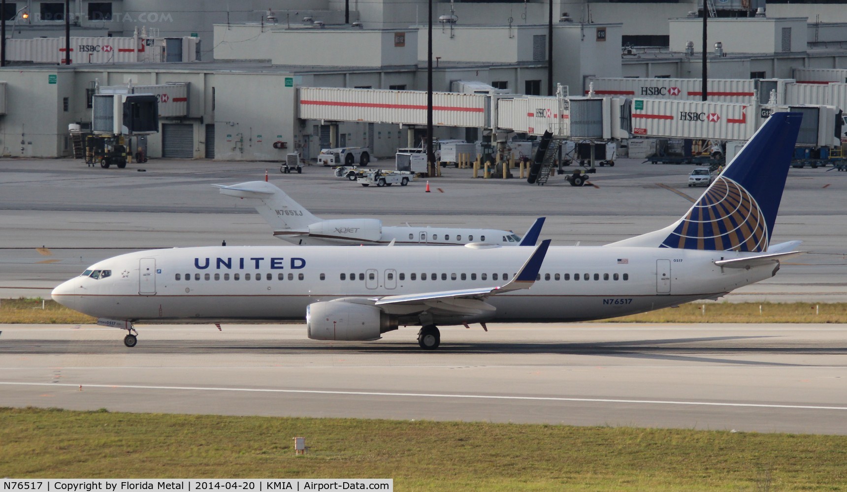 N76517, 2008 Boeing 737-824 C/N 31628, United 737-824