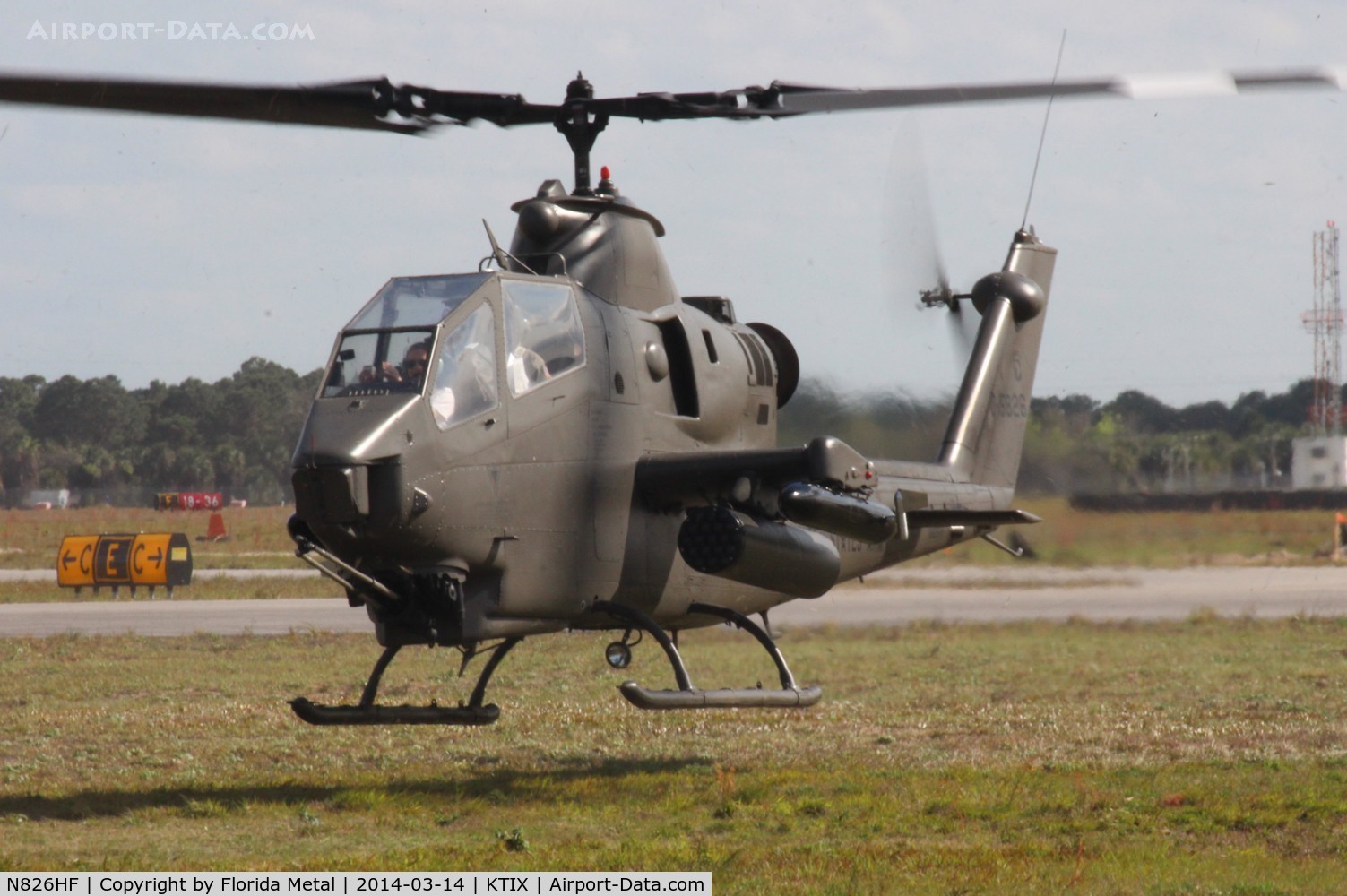 N826HF, 1967 Bell AH-1F Cobra C/N 67-15826, TICO 2014