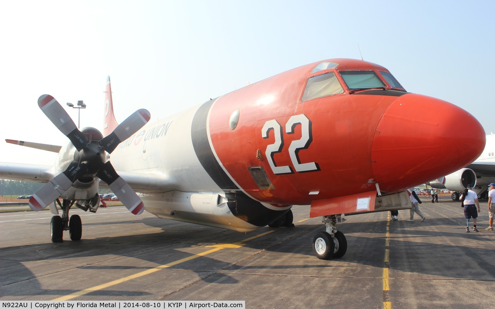 N922AU, Lockheed P-3A Orion C/N 185-5100 (151387), TOM YIP 2014