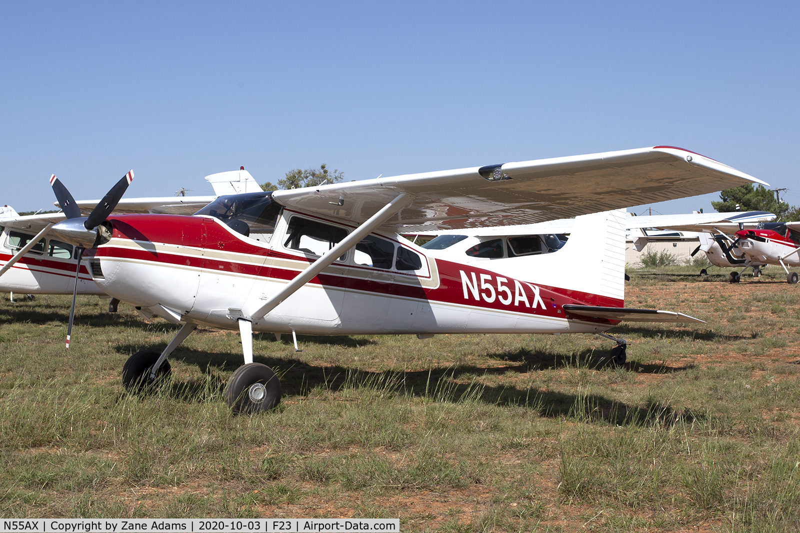 N55AX, 1964 Cessna 185C Skywagon C/N 185-0723, 2020 Ranger Antique Airfield Fly-In, Ranger, TX