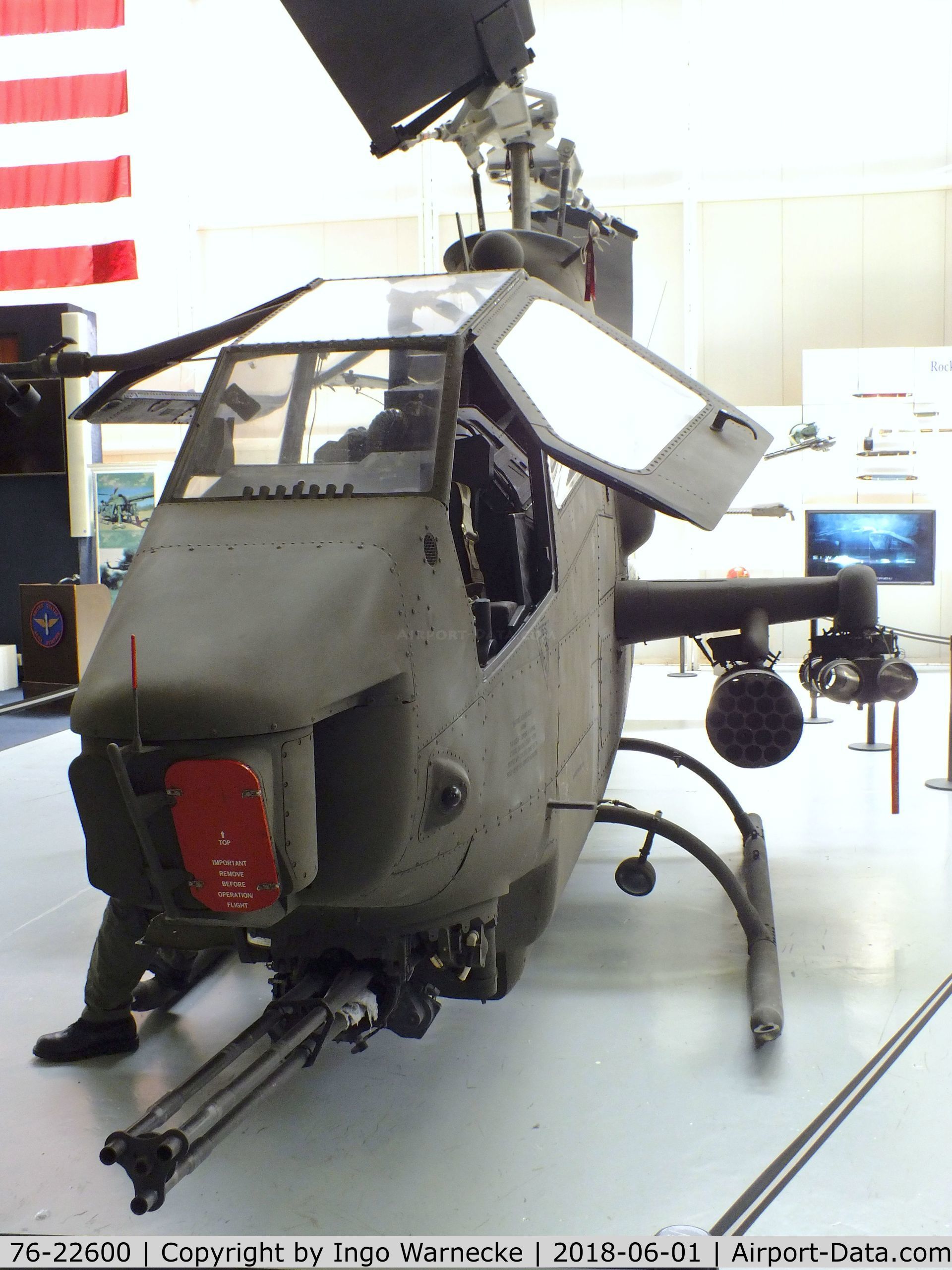 76-22600, 1976 Bell AH-1F Cobra C/N 24034, Bell AH-1F Cobra at the US Army Aviation Museum, Ft. Rucker