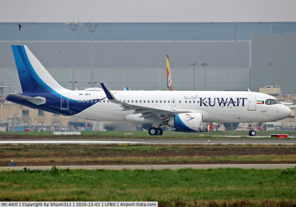 9K-AKO, 2020 Airbus A320-251N C/N 10082, Delivery day...
